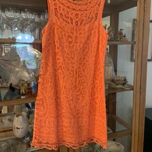 Lilly Pulitzer crochet overlay dress